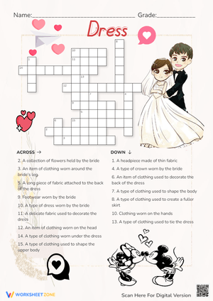 Design Your Dream Dress with This Worksheet