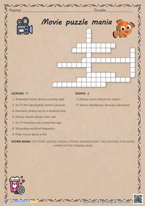 Solve Movie Puzzles Mania