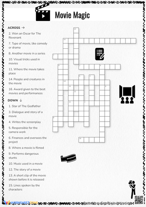 Movie Magic Crossword