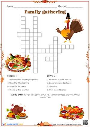 Plan a Cornucopia with This Worksheet