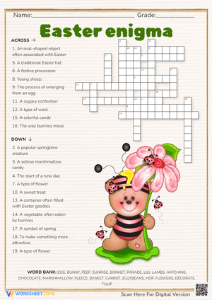 Solve Easter Enigma and Find Hidden Words