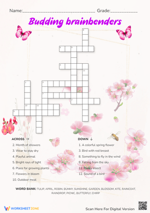 Solve Budding Brainbenders Puzzle Game