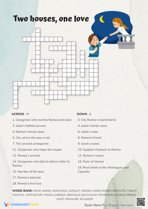 Analyze Two Houses One Love Worksheet
