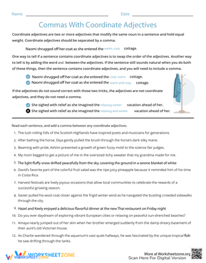 Commas and Coordinate Adjectives