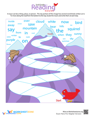 Second Grade Reading: Practice with Nouns