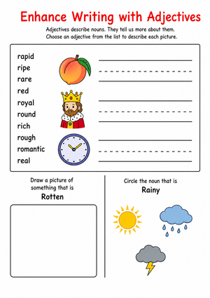 Enhance Writing with Adjectives