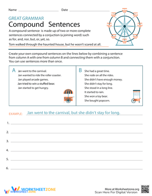 Great Grammar: Mastering Compound Sentences