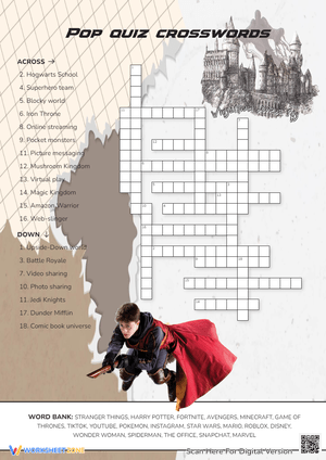 Pop Quiz Crosswords