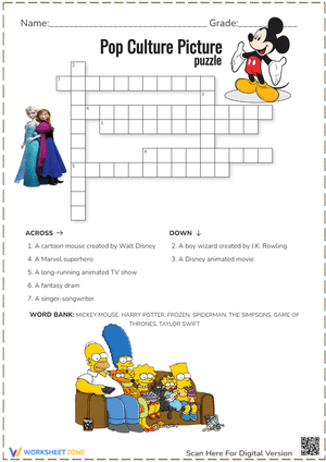 Pop Culture Picture Puzzle: Test Your Knowledge