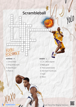NBA Vocabulary Crossword Puzzle