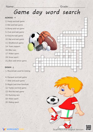 Game Day Word Search: A Basketball Vocabulary
