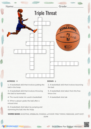 Triple Threat Crossword Game