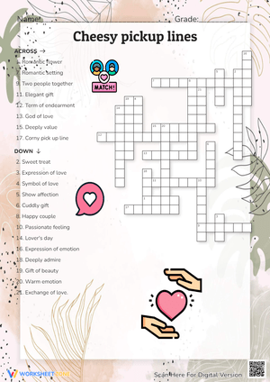 Cheesy Pickup Lines: A Valentine's Day Activity