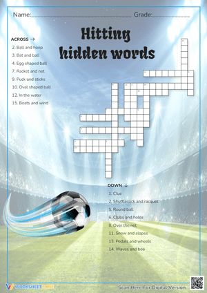 Hitting Hidden Words: A Baseball Word Search