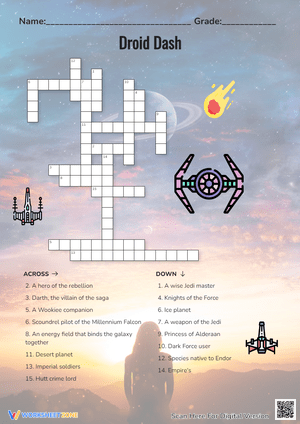 Droid Dash Crossword Puzzle