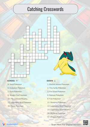 Catching Crosswords Puzzle 