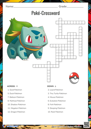 Poké-Crossword Puzzle