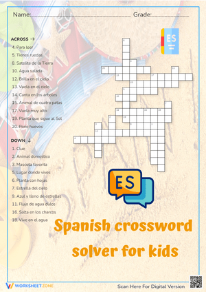 Spanish Crossword Solver: Fun for Kids