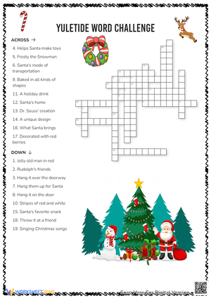 Yuletide Word Challenge Puzzle