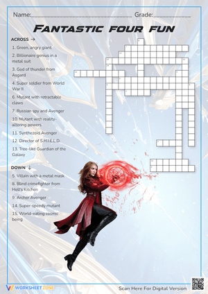 Fantastic Four Fun: Superhero Activity