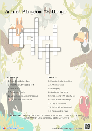 Animal Kingdom Challenge