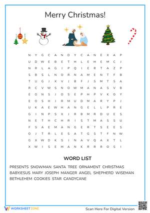 Christmas Word Search
