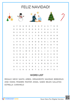 Letras de Sopa de Navidad