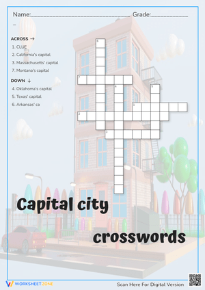 Capital City Crosswords: Geography Vocabulary