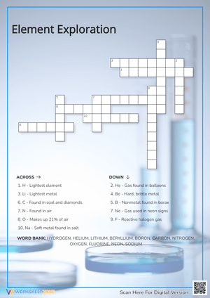 Puzzling the Elements Worksheet