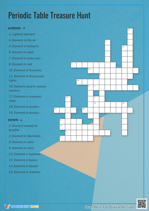Periodic Table Treasure Hunt Worksheet