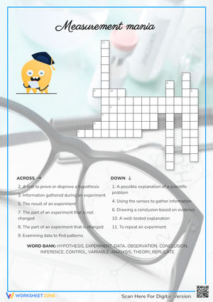 Measurement Mania Crossword Puzzle