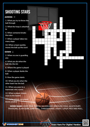 Shooting Stars Crossword Puzzle 