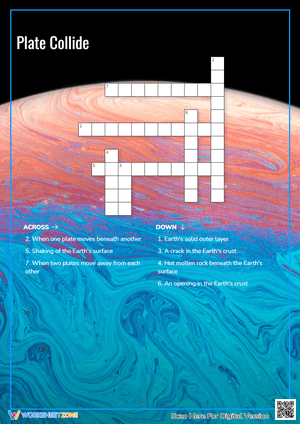 Plate Collide Crossword Puzzle