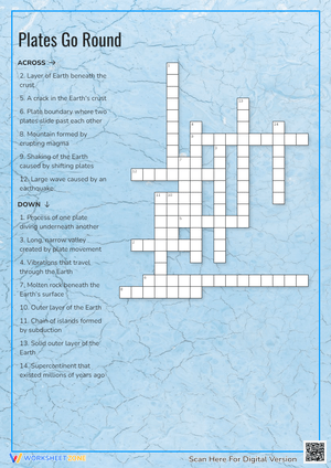 Plates Go Round Crossword Puzzle