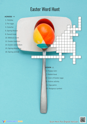 Easter Word Hunt Puzzle 