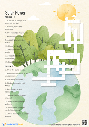 Solar Power Crossword Puzzle