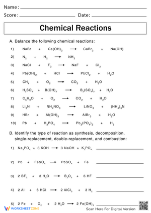 Understanding Chemical Reactions