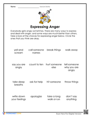 Expressing Anger Constructively