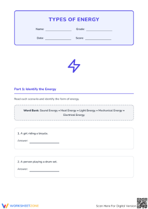 Understand the Types of Energy