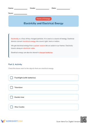 Exploring Forms of Electrical Energy