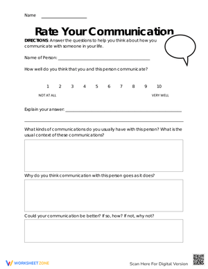 Rate Your Communication