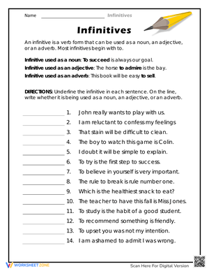 Noun, Adjective, or Adverb Worksheet