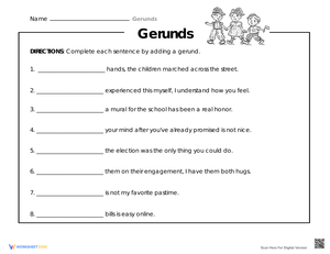The Perfect Fit Grammar Worksheet