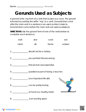 Identifying the Missing Subject