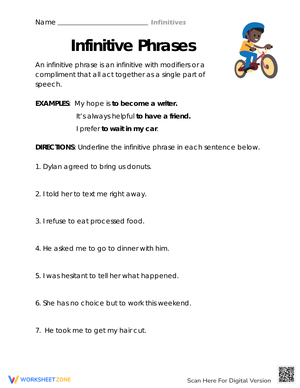 Unlocking Infinitive Phrases