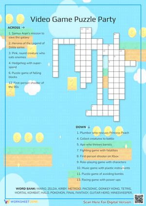 Video Game Puzzle Party