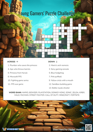 Young Gamers' Puzzle Challenge