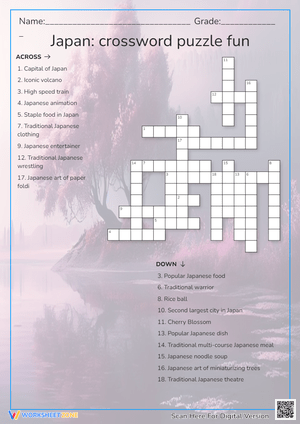 Japan Crossword Puzzle Fun