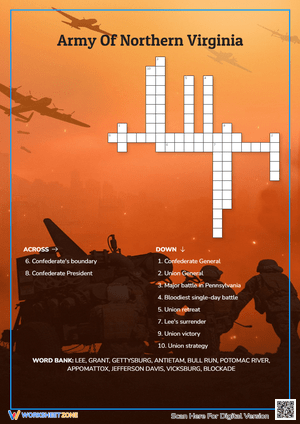 Essential Army of Northern Virginia Crossword
