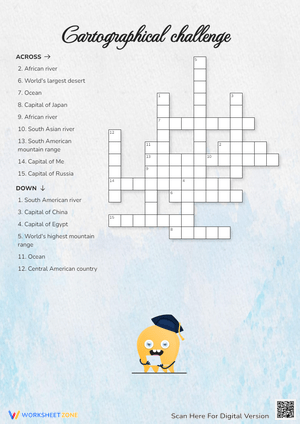 Cartographical challenge Crossword Puzzle